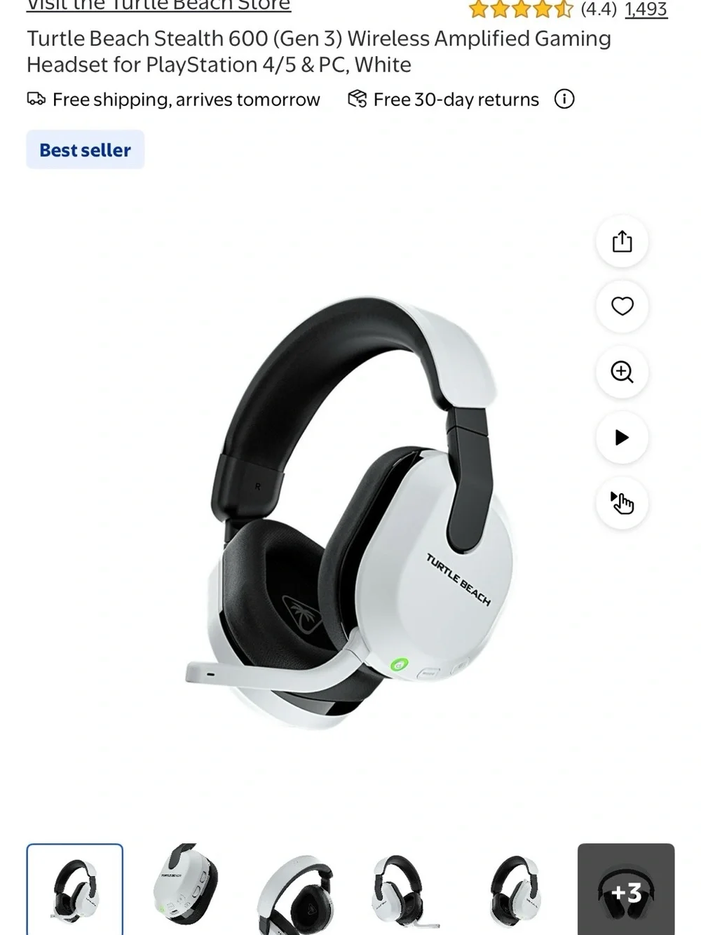 Turtle Beach Stealth 600 Wireless Bluetooth Gaming Headset PlayStation New